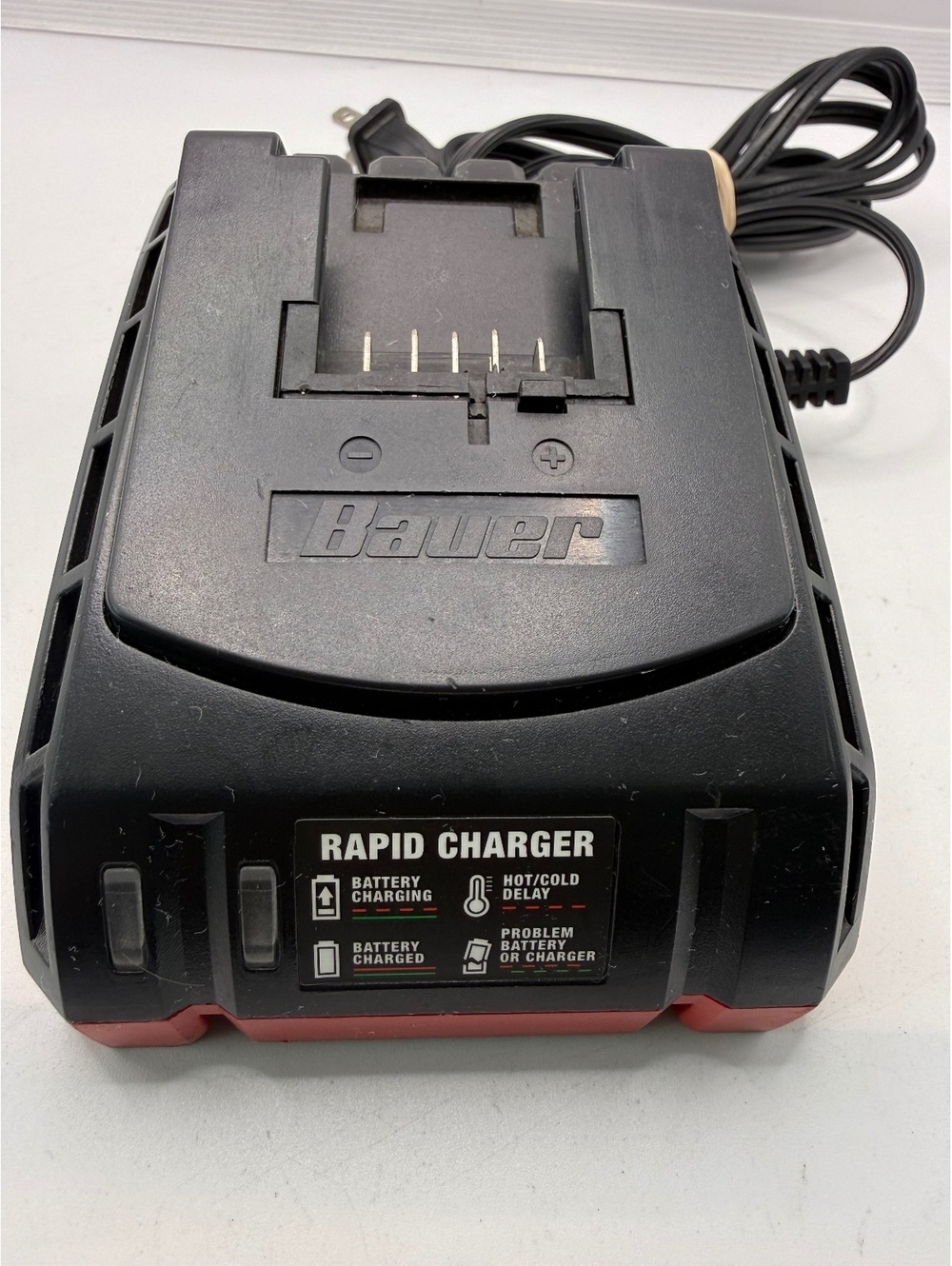 Bauer 20V Rapid Charger 1704C-B Lithium-Ion Battery Charger 50W HyperMax